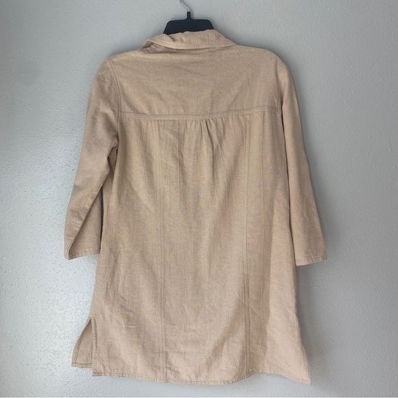 Chico’s Safari Long Shirt Chico’s Size 0/Small - Picture 2 of 5